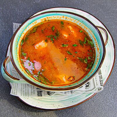 Средиземноморский суп на югах в На югах по цене 600 ₽