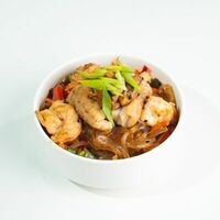Лапша харусаме с морепродуктами в ЁБИСАН