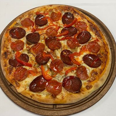 Пицца Диабло в Райский дворик по цене 1100 ₽