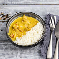 Курица в сливках карри в Loft pub