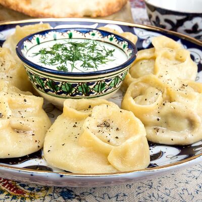 Манты с мясом в Аль-Сафи по цене 420 ₽