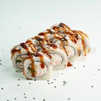 В угре с омлетом, волокнами снежного краба и огурцом (8 шт.) в ЁБИСАН