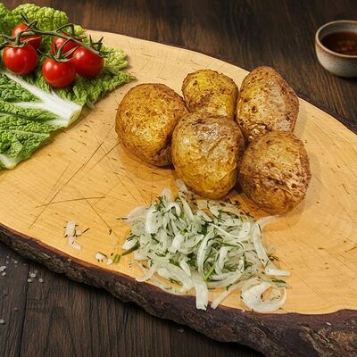 Картофель на мангале в Тибон по цене 80 ₽