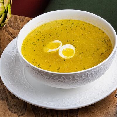 Куриный суп с птитимом в Orengo food по цене 440 ₽