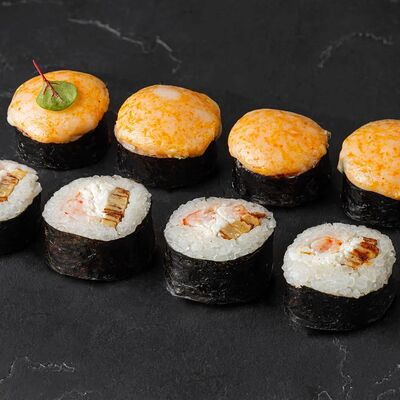 Запечённый с креветкой в King Kong Pizza & Rolls по цене 829 ₽