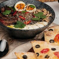 Рамен с говядиной в Hookah time