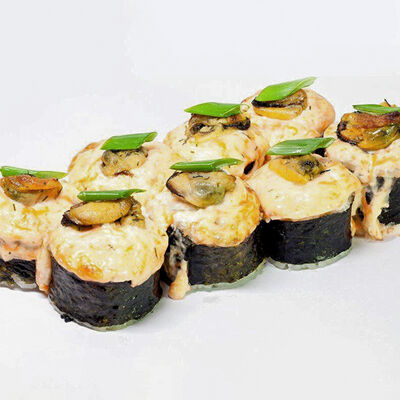 Ролл с угрём и мидиями в Hot-Pizza по цене 415 ₽