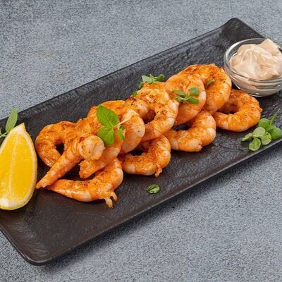 Тигровые креветки на гриле в Море Есть по цене 790 ₽