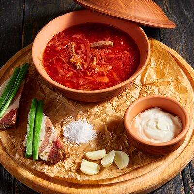 Борщ в ЕрмолаевЪ Охота и Рыбалка по цене 380 ₽