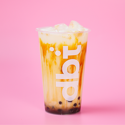 Классика с карамелью и тапиокой Обьем M (маленький) в Double bubble tea по цене 620 ₽