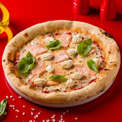 Пицца Аль Сальмоне в ROSSINI GOLD PIZZA по цене 2940 ₽