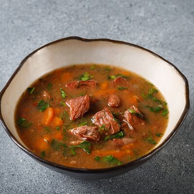 Фасолевый суп с сушеным мясомв Башня по цене 720 ₽