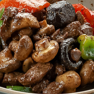 Жареная говядина с грибами в Bamboo по цене 265000 сум