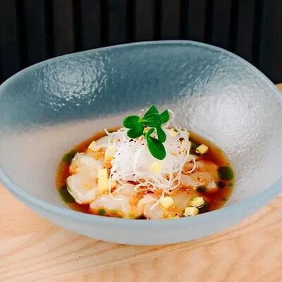 Тирадито из гребешка в Tsunami по цене 1050 ₽