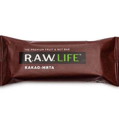 Батончик Raw Life Какао-мята в Даблби по цене 180 ₽