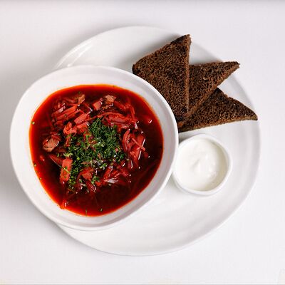 Борщ в The Times Home по цене 910 ₽