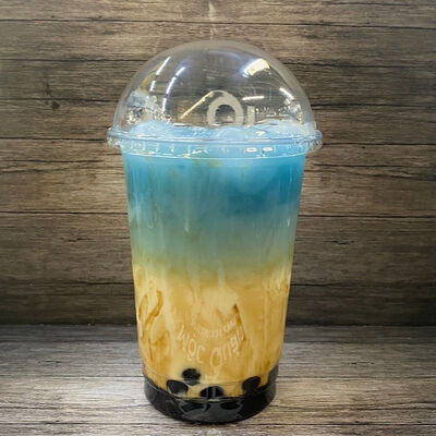 Тайский синий чай Анчан с молоком в Pho Bo-Bubble Tea and Coffe Co Co Milk по цене 500 ₽