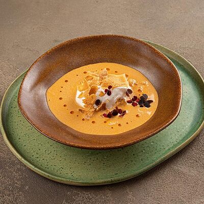 Суп-биск из креветок в Русская рыбалка по цене 960 ₽