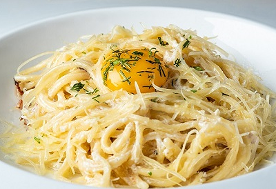 Спагетти карбонара доставка в Еда Да по цене 390 ₽