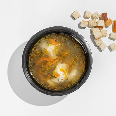 Куриный суп с гренками в Мамой клянусь по цене 430