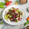 Салат из запеченный свеклы с орехами, черносливом и адыгейским сыром в Topfoodcafe по цене 455