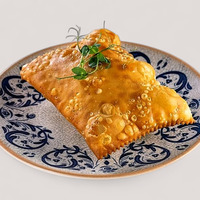 Чебурек с луком и яйцом в Basilic -Территория Вкусной Еды