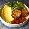 Куриные котлеты с пюре в Кофетоп по цене 760