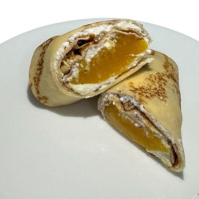 Блины с манго и творожным сыром в Панда бао по цене 490 ₽