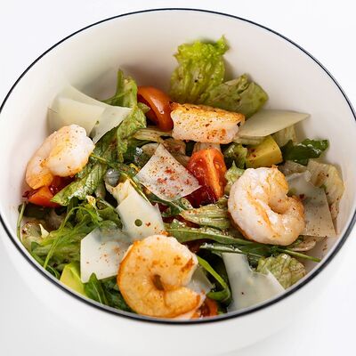 Д Салат с креветкой и авокадо в Вольсов по цене 650 ₽