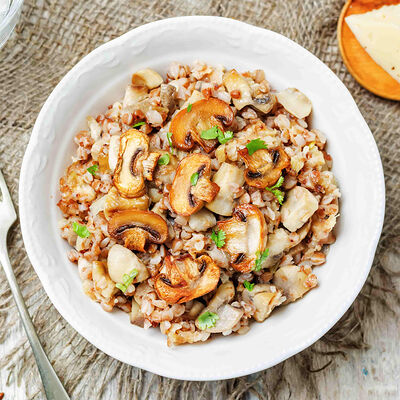 Гречневая каша с грибами в Блинная на Соборной по цене 150 ₽