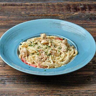 Паста с креветками в BARak O’Mama по цене 430 ₽