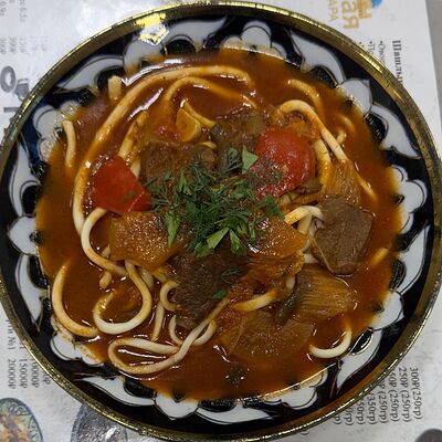 Лагман по-уйгурски в Золотая Бухара по цене 695 ₽