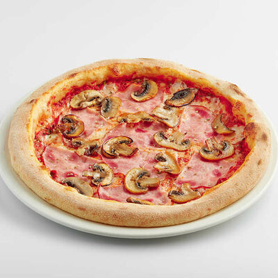 Пицца с ветчиной и грибами в Марчеллис по цене 630 ₽