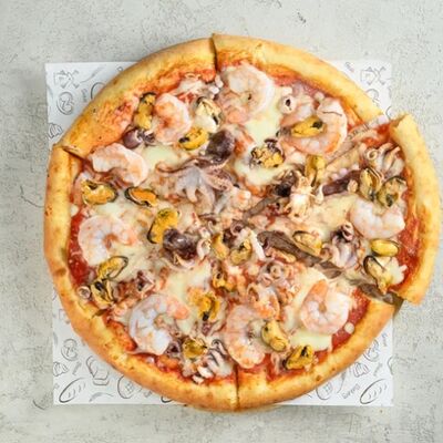 Пицца с морепродуктами в Пито-Грильто по цене 1490 ₽