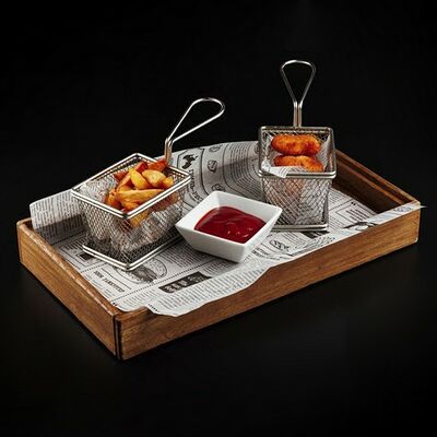 Комбо Куриные нагетсы с картофелем по-деревенски и кетчупом в 1st Gallery Lounge по цене 490 ₽