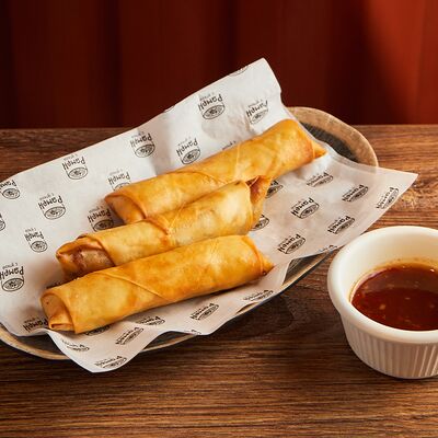 Спринг-роллы со свининой в Рамен с уткой по цене 540 ₽