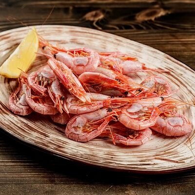Креветки пивные с лимоном в Гастробар Феллини по цене 830 ₽