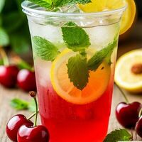 Лимонад Мятная вишня в Side Coffee