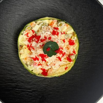 Оливье с крабом в Западный сад ! по цене 1600 ₽