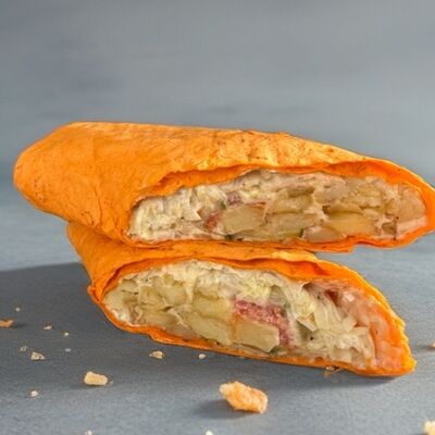 Вегетарианская шаверма с картофелем фри и сыром в Shawerma place по цене 310 ₽