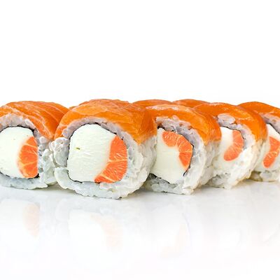 Филадельфия с мандарином в ДАБЛ Роллы Пицца по цене 779 ₽