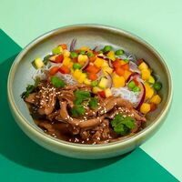 Фунчоза с соевым мясом в На Парах