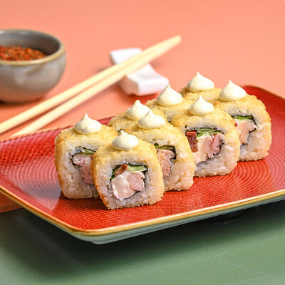 Ролл Цезарь темпура в Зебры по цене 500 ₽