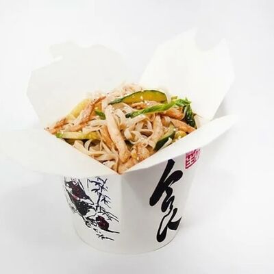 Удон с лососем и терияки соусом в Nami Sushi-Bar по цене 519 ₽