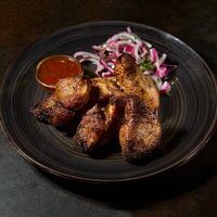 Шашлык свиная шейка в Осетинские пироги Фыдджынта