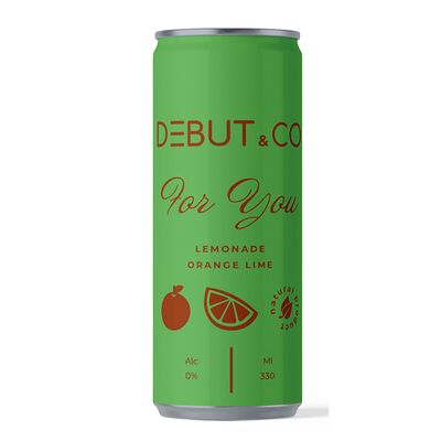 Лимонад Debut Апельсин-лаймв Дебют по цене 450 ₽