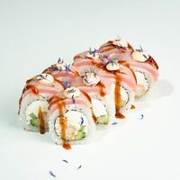 В попалённом тунце с креветкой темпура (8 шт.) в ЁБИСАН