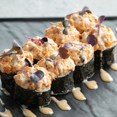 Запеченный ролл с курицей в Шато Винтаж по цене 810 ₽