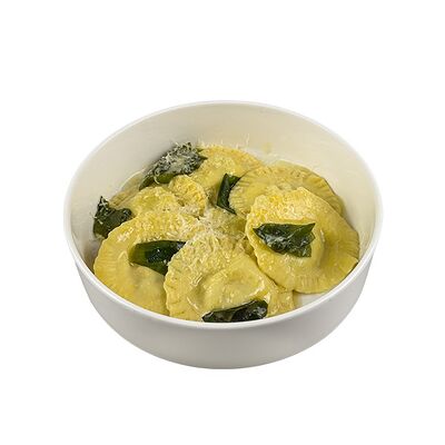 Равиоли с лососем и вакаме в ЭРА по цене 900 ₽