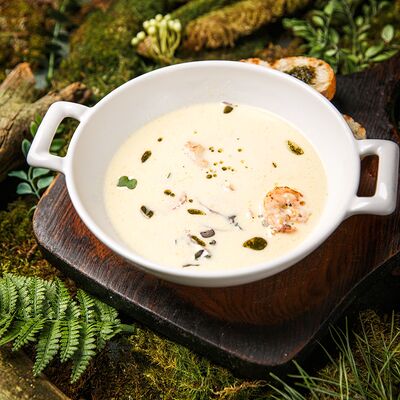 Чаудер с морепродуктамив 8 seconds pub по цене 750 ₽